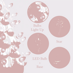 Christmas Tree Night Light - Pearl White