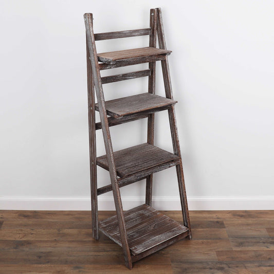 Milltown Merchants Ladder Bookshelf - Umber