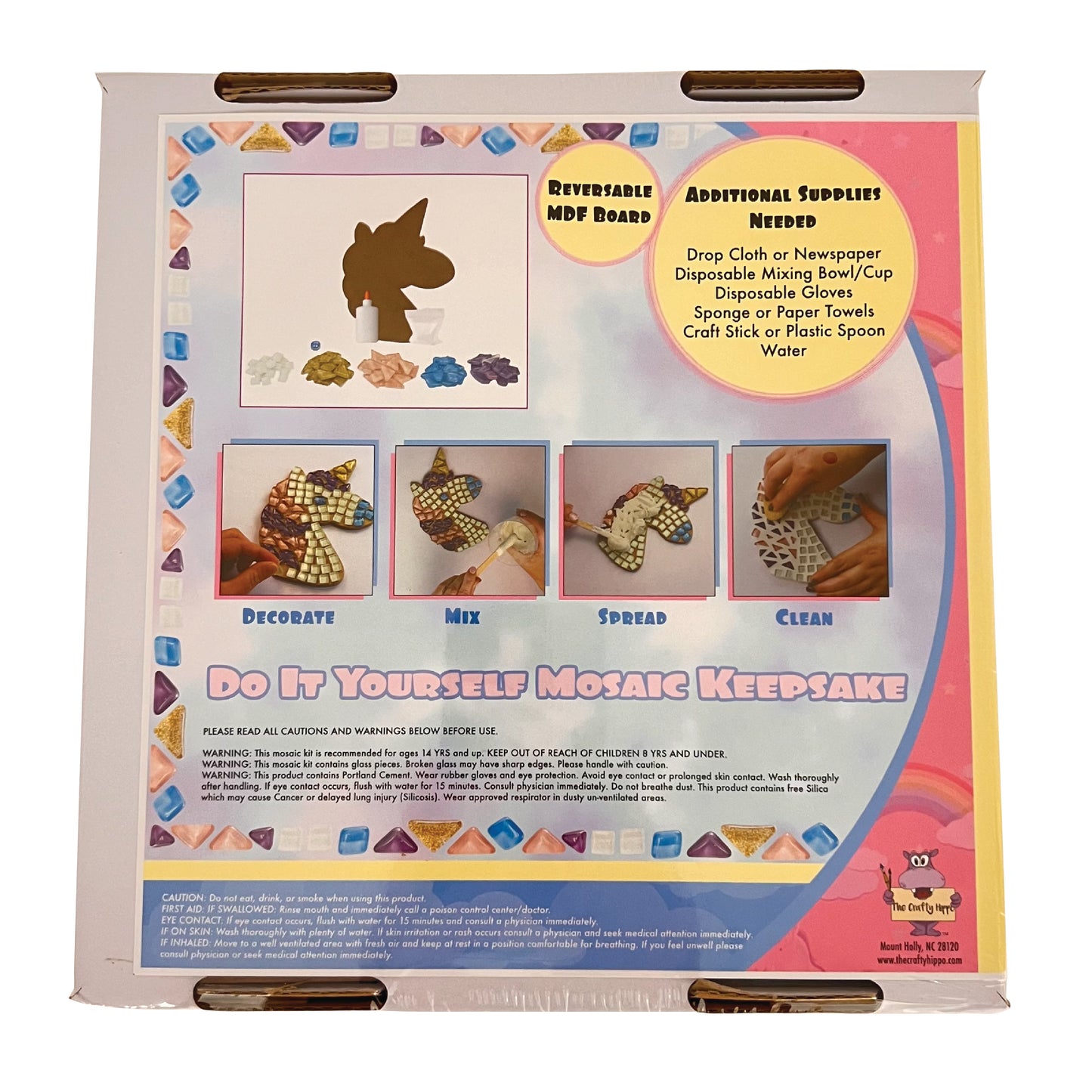 Ella The Unicorn Mosaic Kit