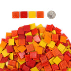 Red and Orange Venetian Blend 20mm
