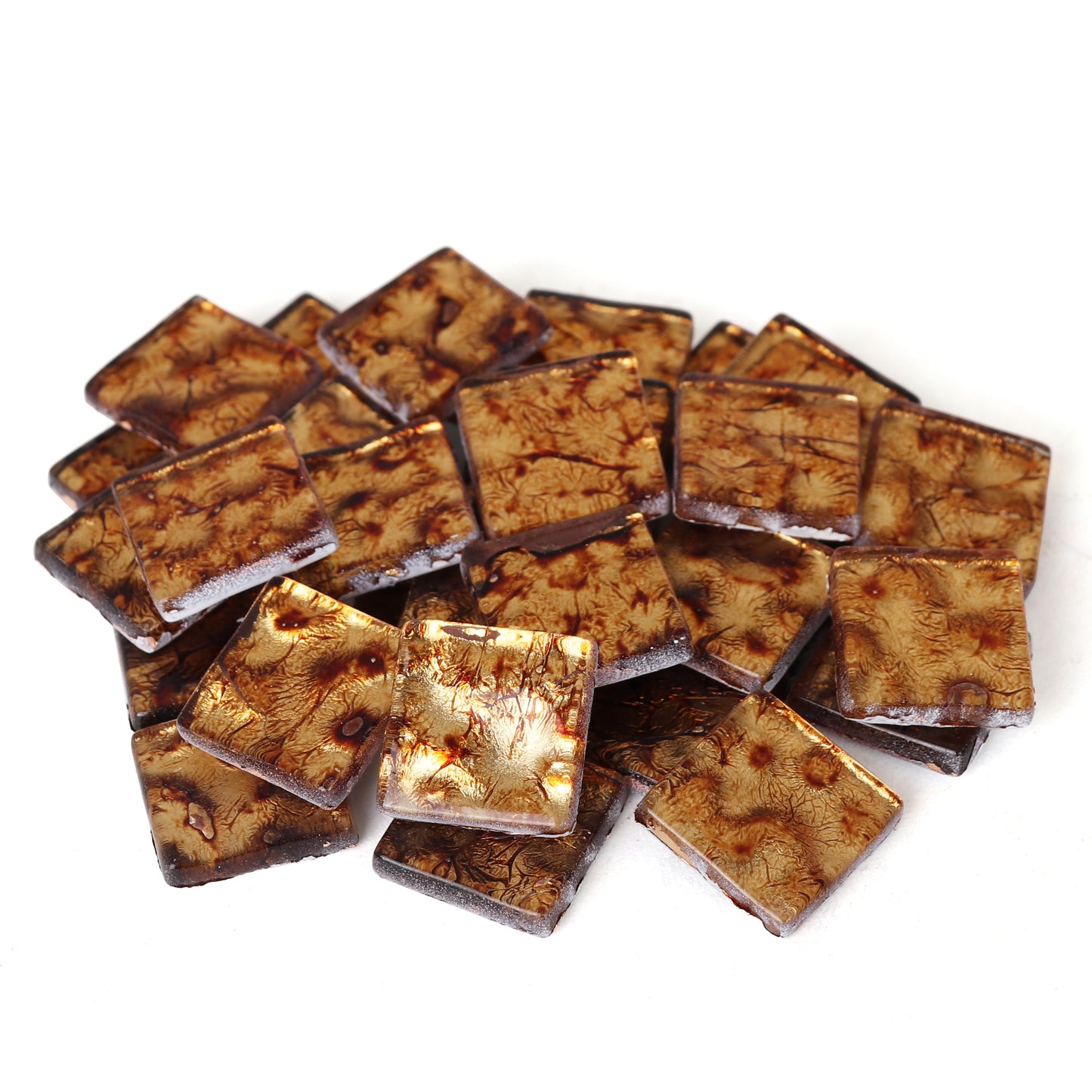 Amber Crystal Impression Tile 20mm