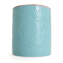 Load image into Gallery viewer, Bohemian Utensil Holder - Turquoise
