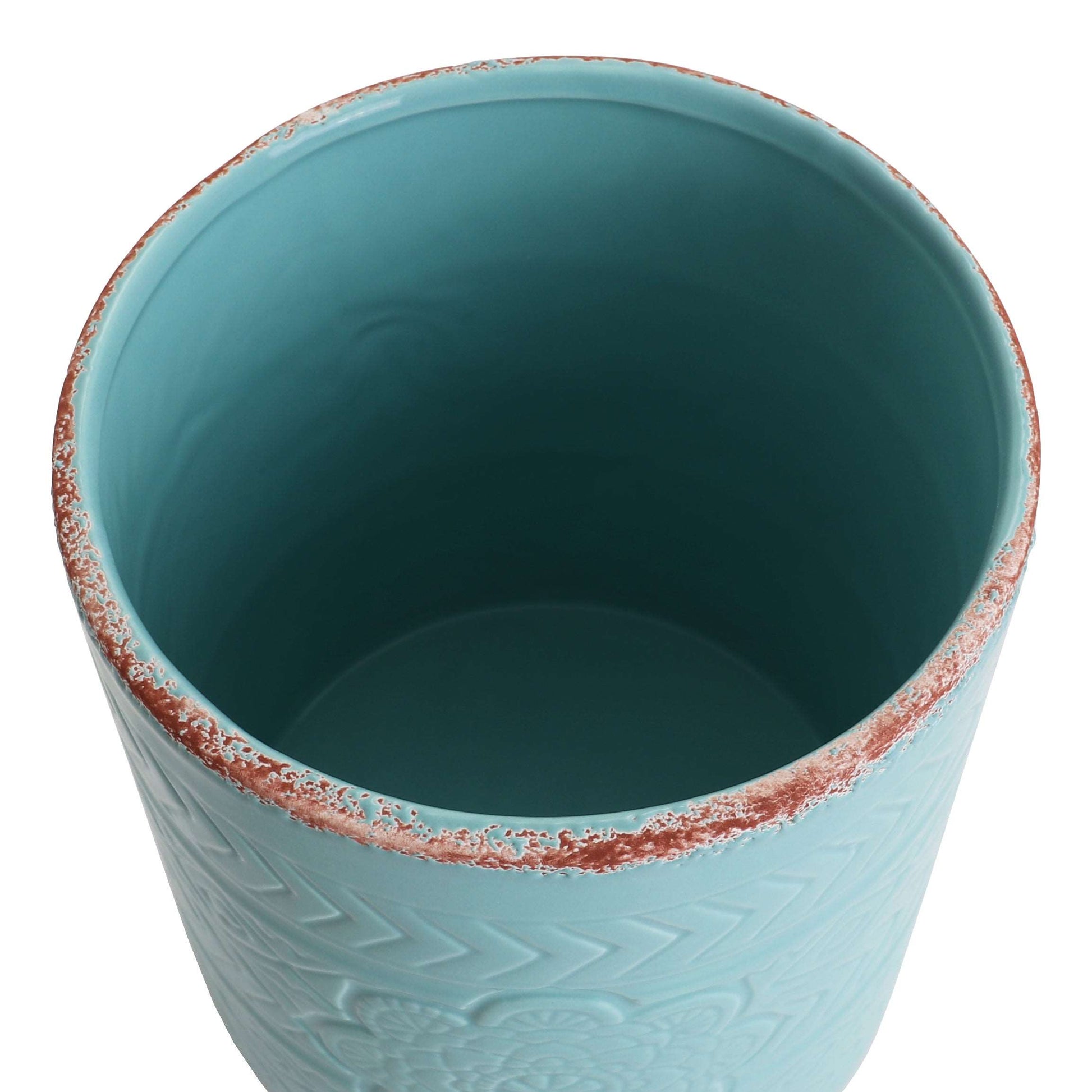 Bohemian Utensil Holder - Turquoise