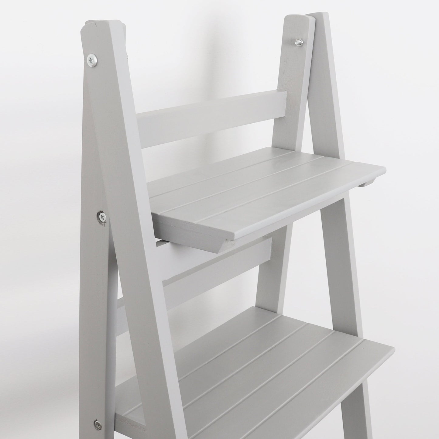 Milltown Merchants Ladder Bookshelf - Light Grey