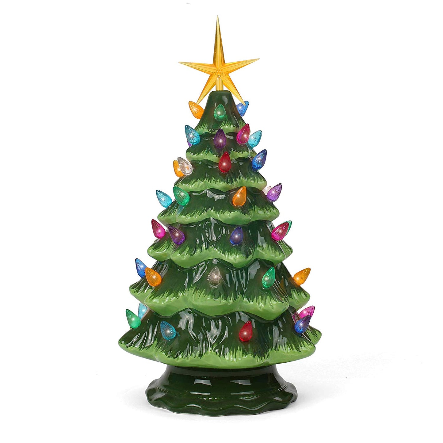 Green Ceramic Christmas Tree - Medium