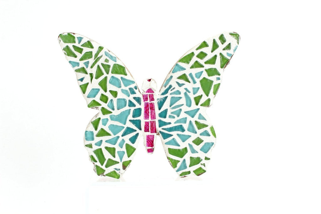 Pink 3/4 Inch Foil Mosaic Tile