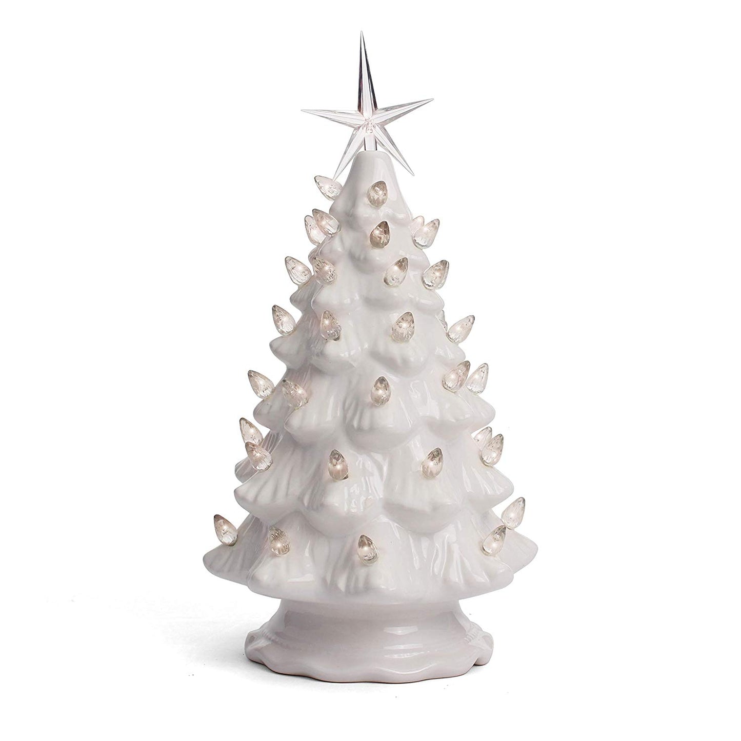 White Ceramic Christmas Tree - Medium