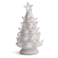 Load image into Gallery viewer, White Ceramic Christmas Tree - Small
