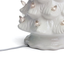 Load image into Gallery viewer, White Ceramic Christmas Tree - Small
