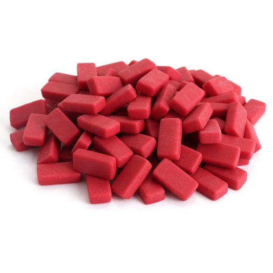 Mosaic Tile Pieces 0.8" - Raspberry - Matte