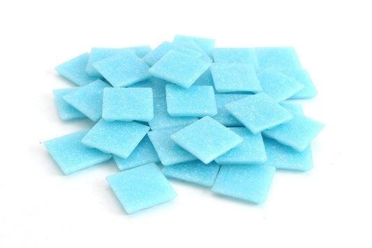 Light Blue Mosaic Tile - 3/4 Inch