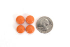 Orange Round 12 mm Mosaic Tile