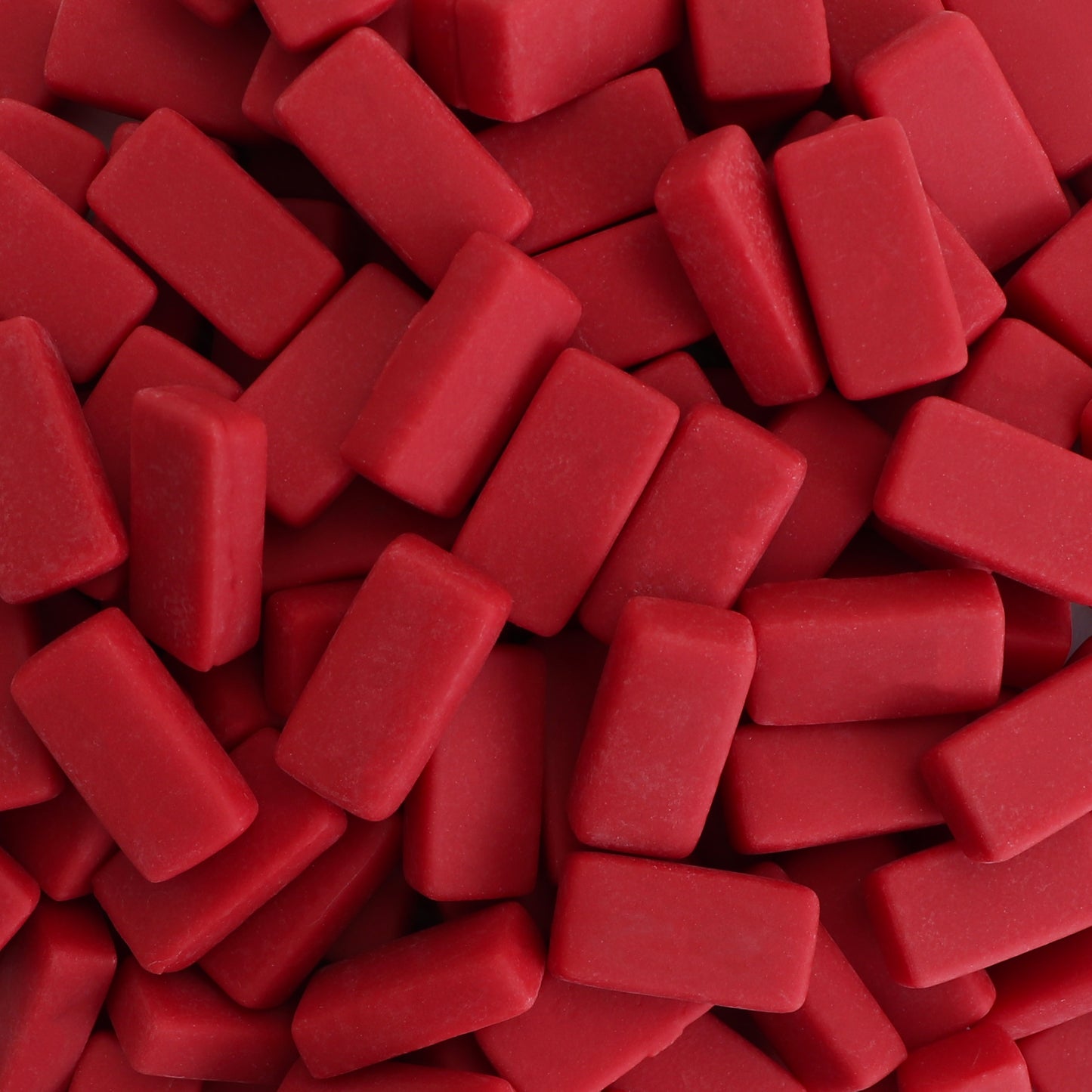 Mosaic Tile Pieces 0.8" - Raspberry - Matte