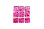 Pink 3/4 Inch Foil Mosaic Tile