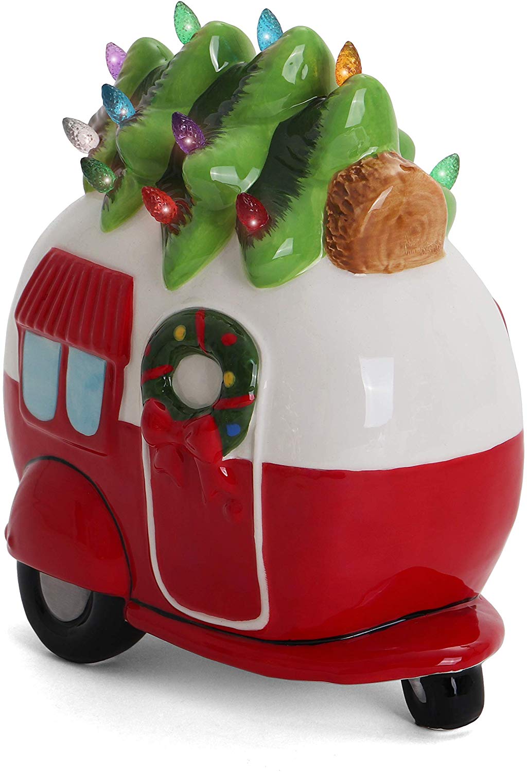 Lighted Ceramic Christmas Camper