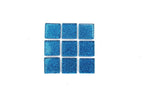 Blue Glitter Mosaic Tile - 3/4 Inch