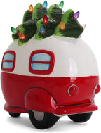 Lighted Ceramic Christmas Camper