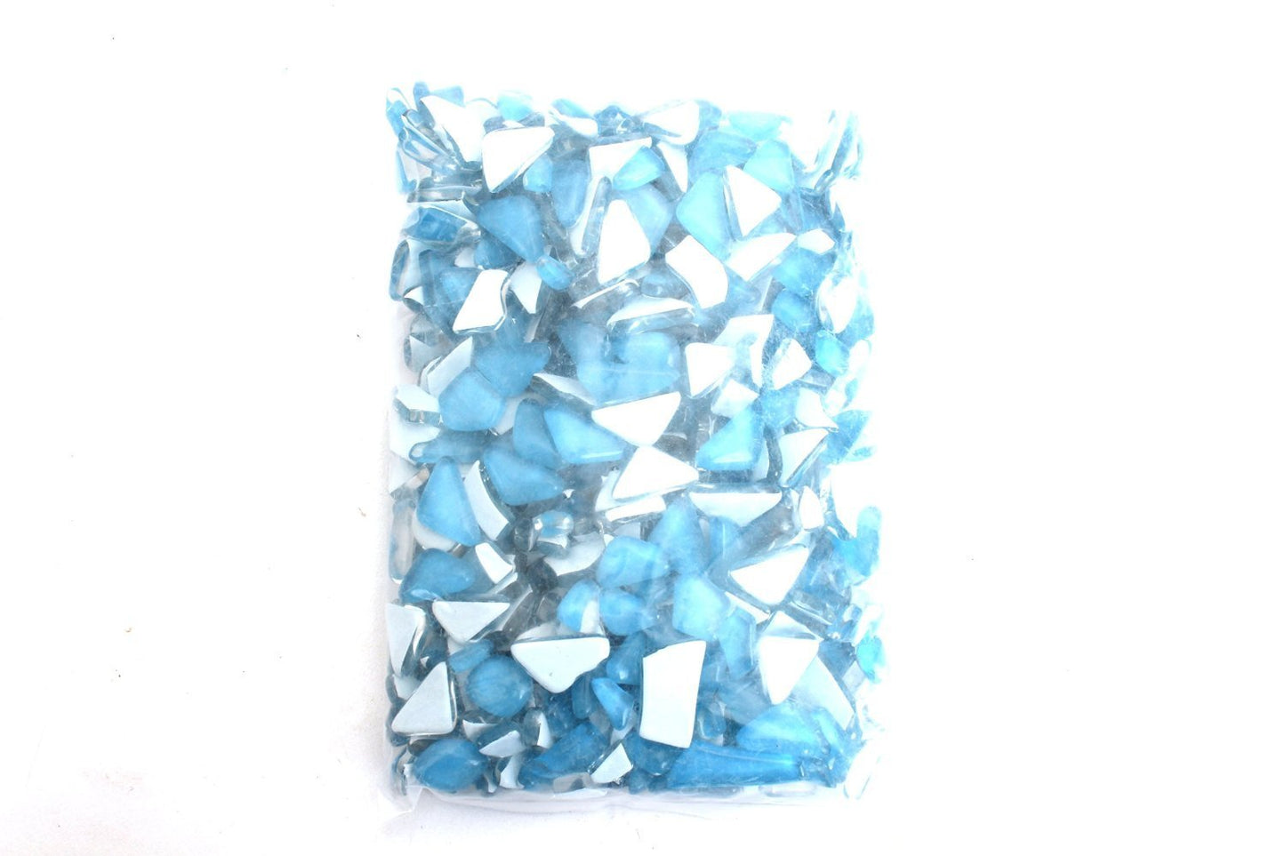 Light Blue Smooth Mosaic Pieces