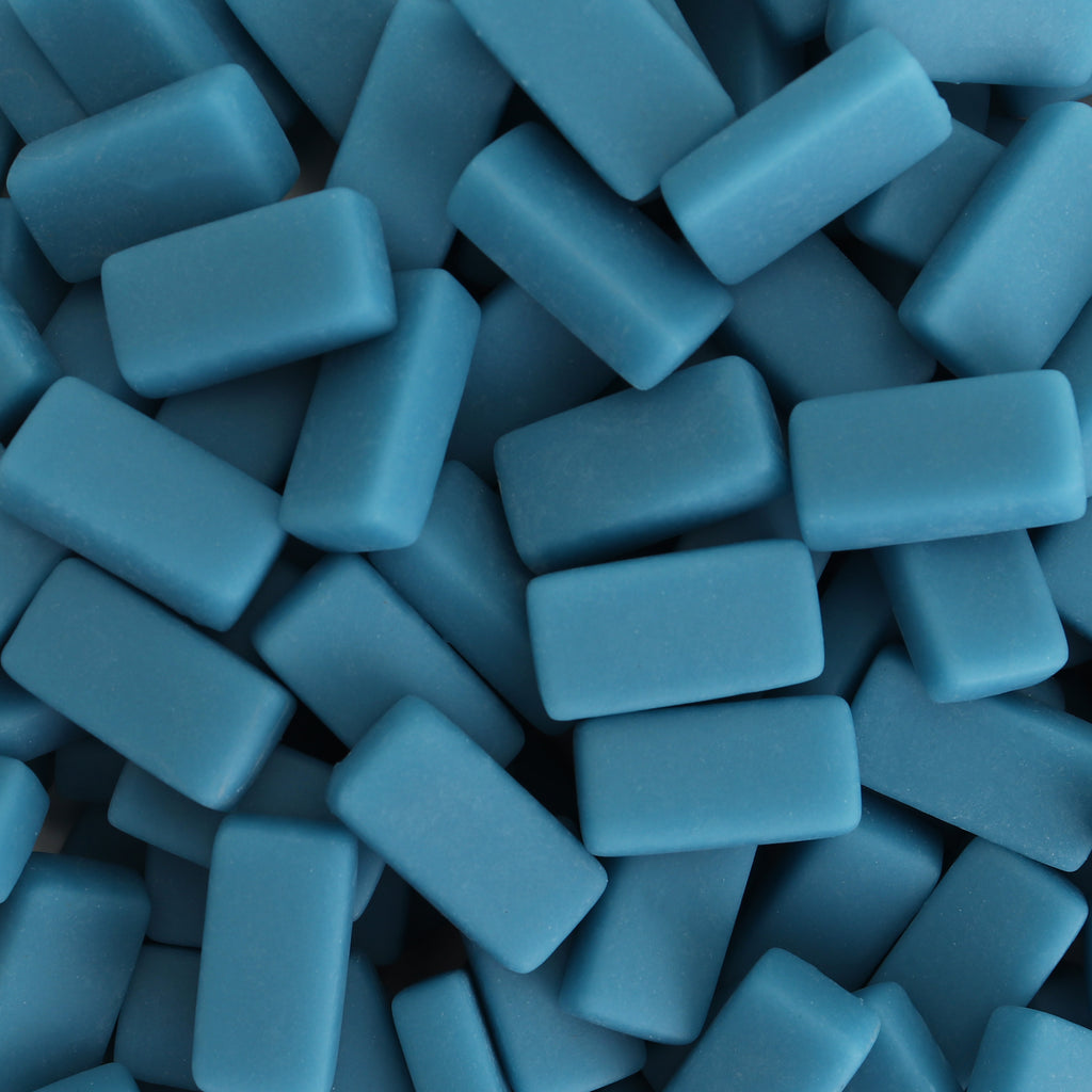 Mosaic Tile Pieces 0.8" - Cerulean Blue - Matte
