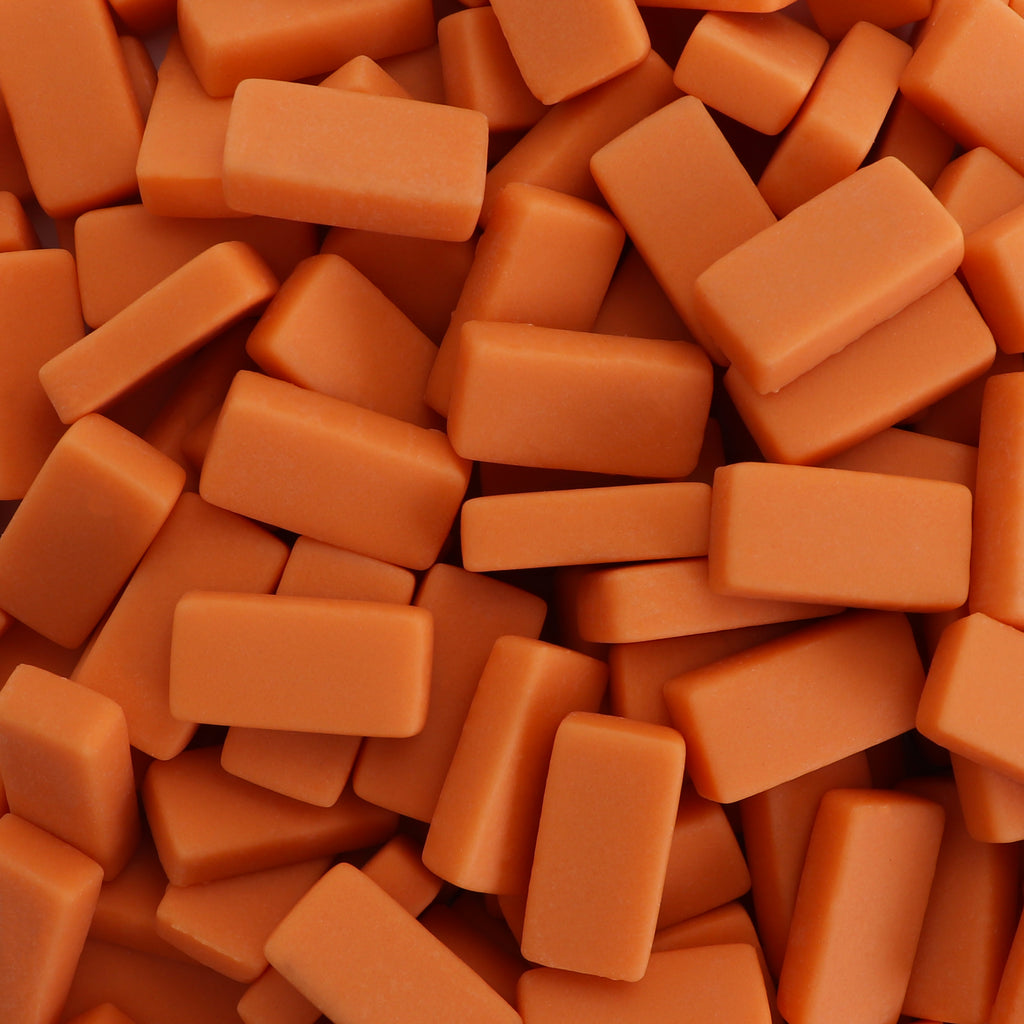 Mosaic Tile Pieces 0.8" - Pumpkin Peel - Matte