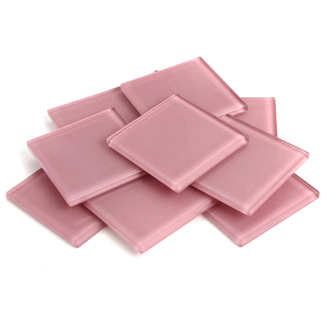 Baby Pink Crystal Tile 48mm