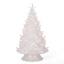 Load image into Gallery viewer, Pearl White Ceramic Christmas Tree - Large
