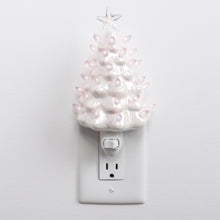 Load image into Gallery viewer, Christmas Tree Night Light - Pearl White
