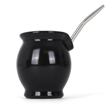 Load image into Gallery viewer, Modern Mate Gourd and Bombilla Set - Black
