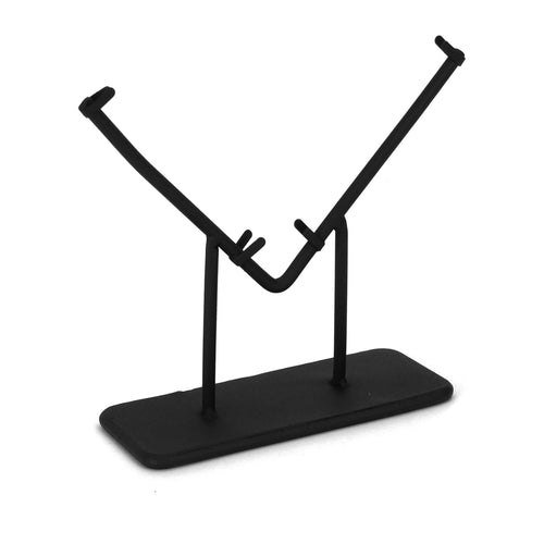 Milltown Merchants&Trade; Metal Display Stand - Plate Stand/Plate Holder -  Black Metal Plate Stand - Portable Display Rack for Trade Shows, Office, or  Home (Large Chair Stand) 